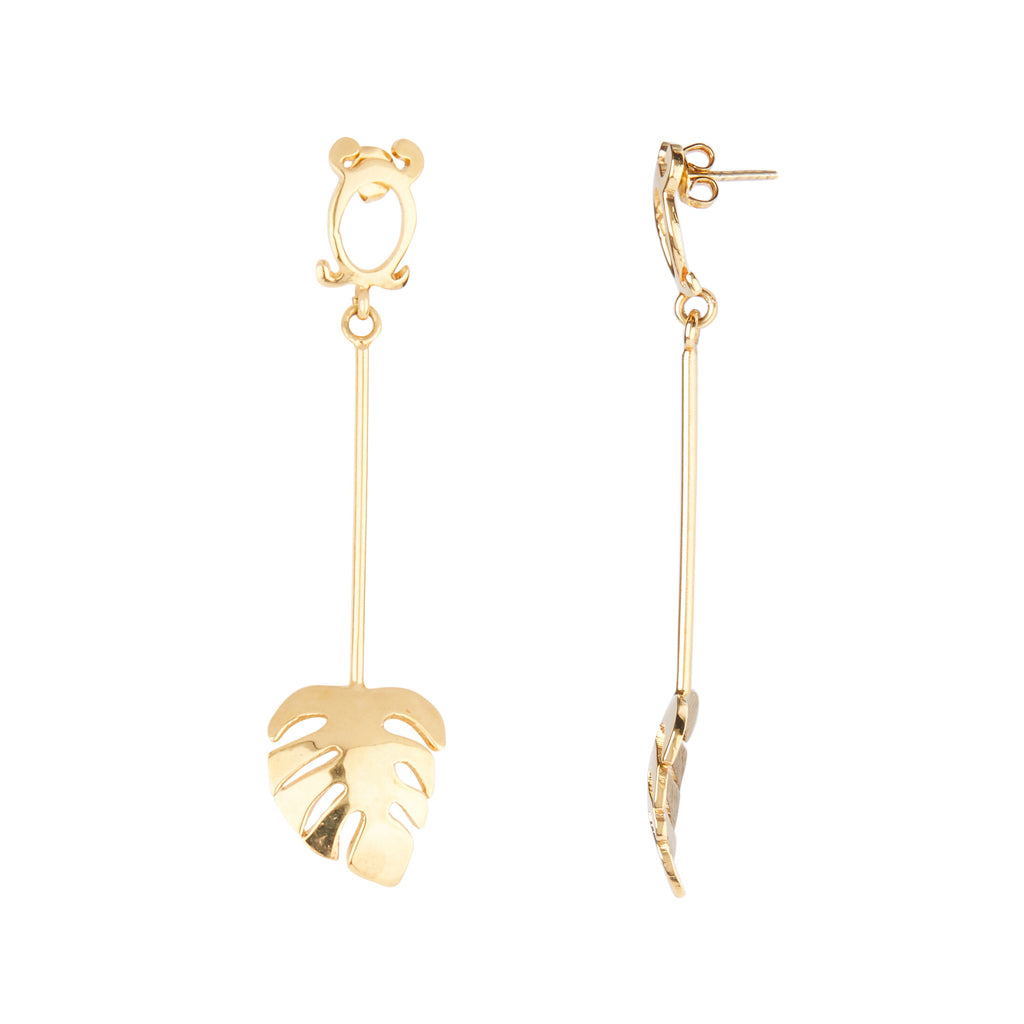 Lotus Collection Long Earrings