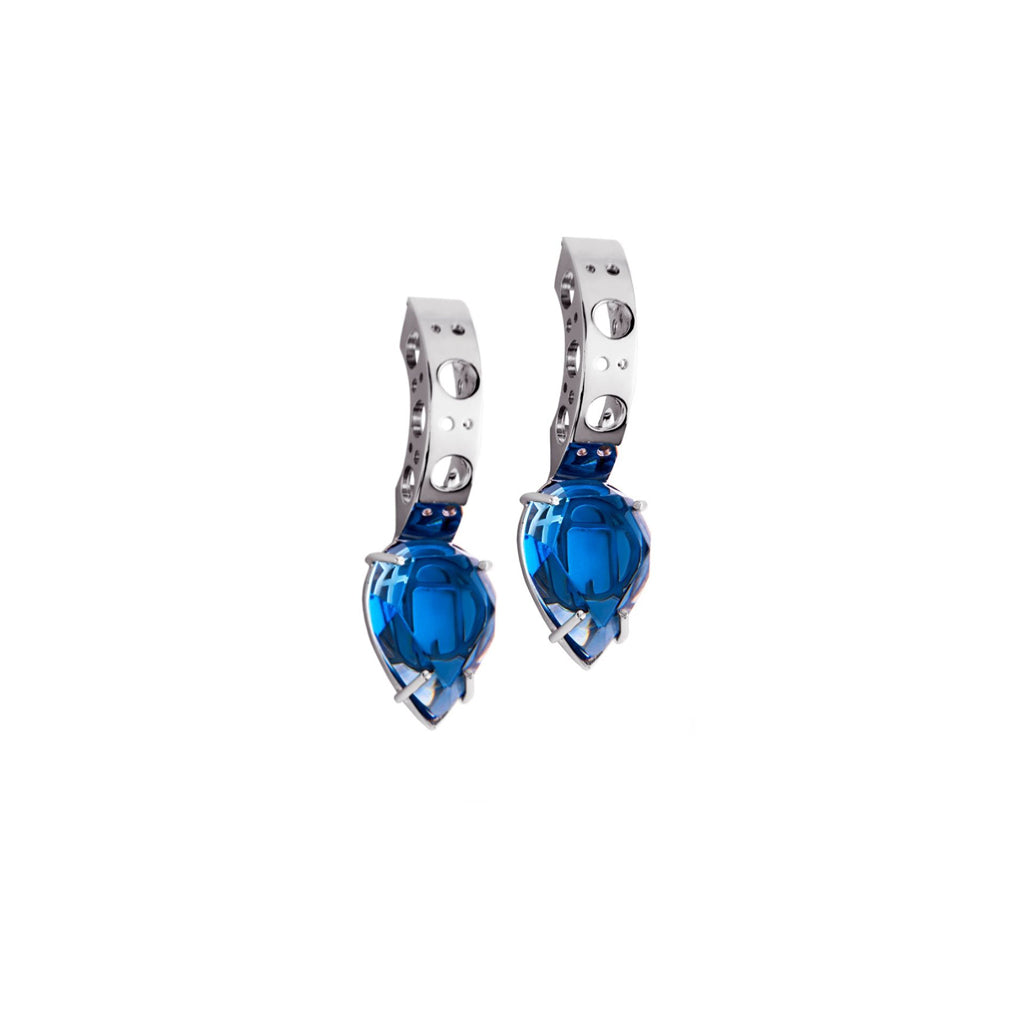 Aretes Veneno Azul