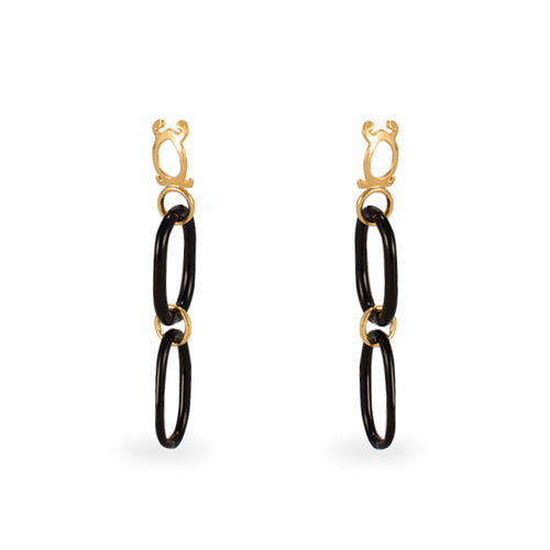 Eslabon Aire Vidrio soplado negro