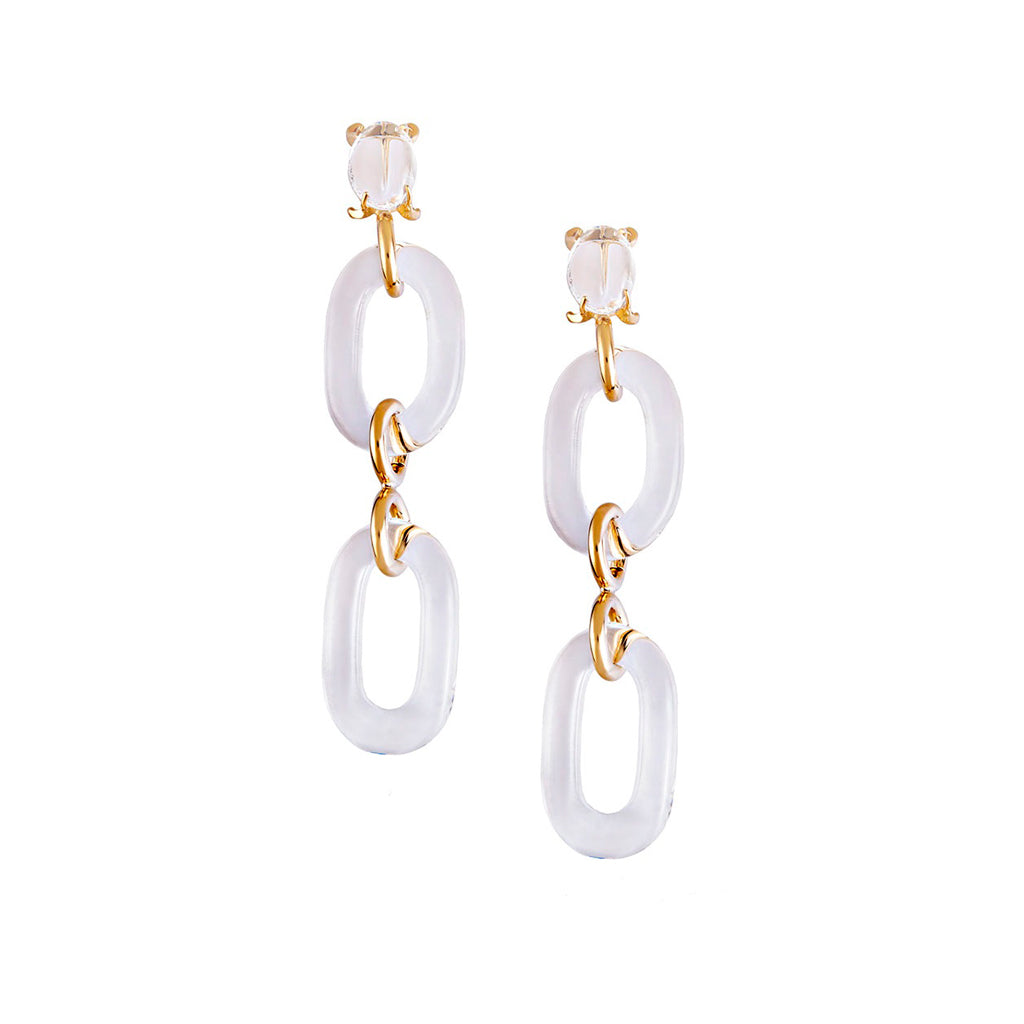 Aire earrings mackech finish two links.